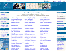 Tablet Screenshot of managementhelp.org